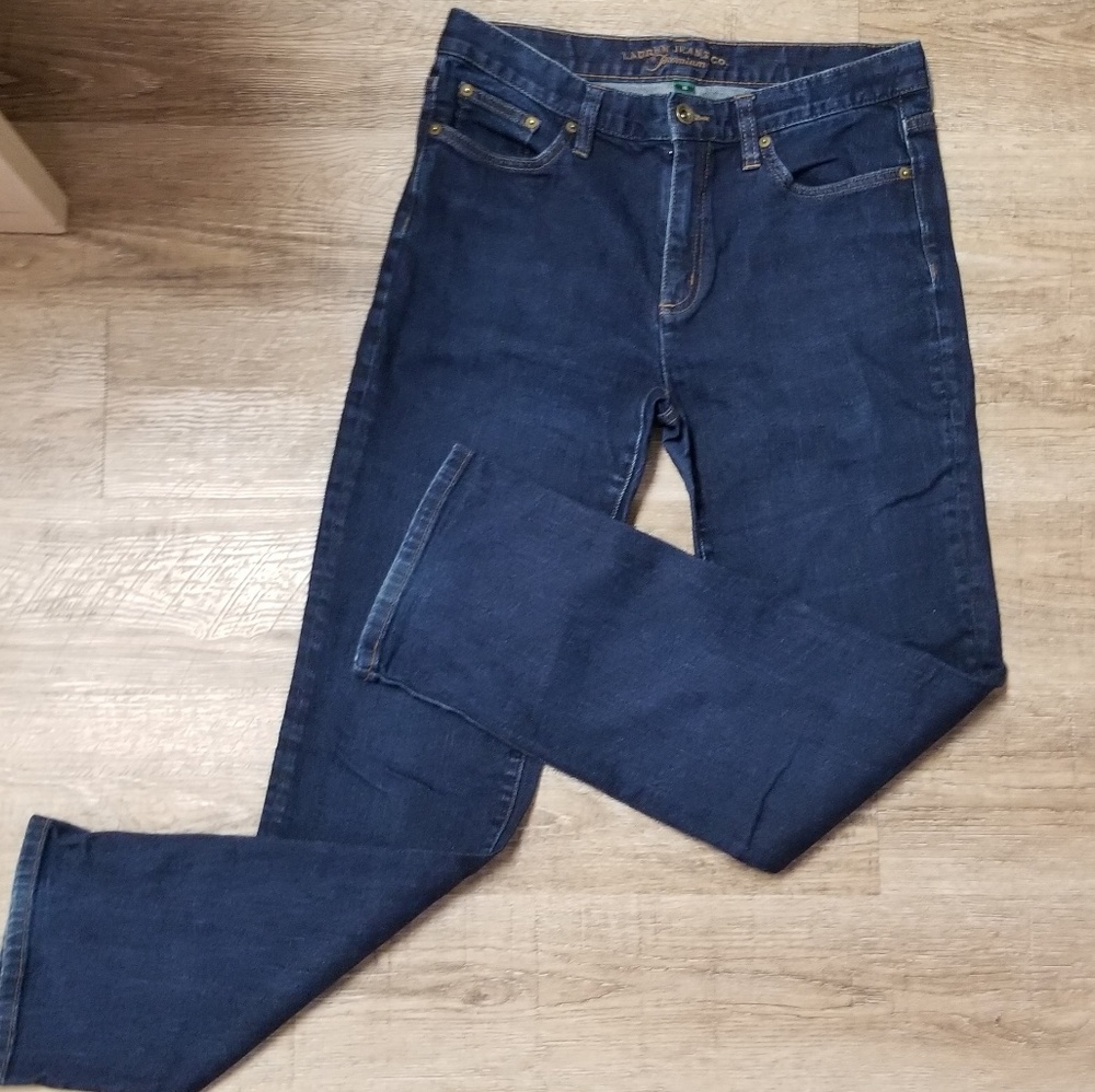 Lauren Jeans  classic straight  jeans. size 10